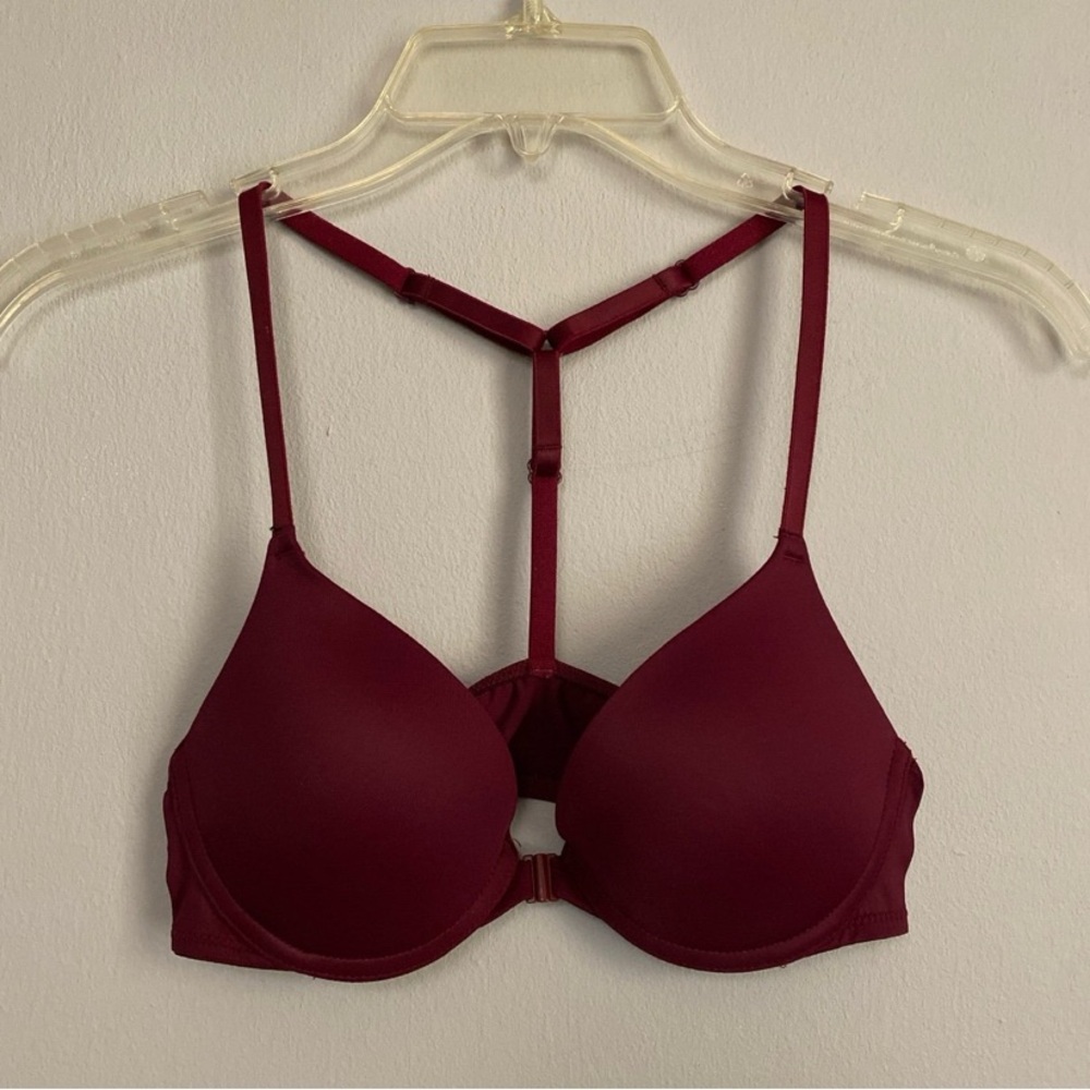 PINK VICTORIA’S SECRET T-Back Racerback Wear Everywhere Push Up Bra 32B